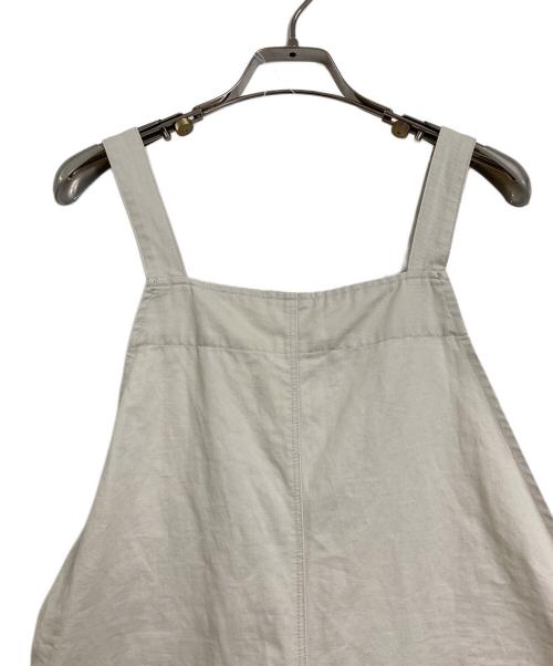 KAGURE（カグレ）KAGURE (カグレ) オールインワン　サロペット　リネン混オールインワン アイボリー サイズ:実寸参照の古着・服飾アイテム