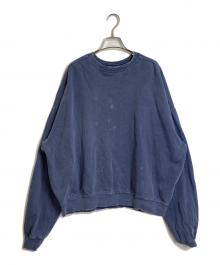 Spick and Span（スピック＆スパン）の古着「MAO MORITA VINTAGE加工 スウェット　オーバーサイズ」｜ネイビー