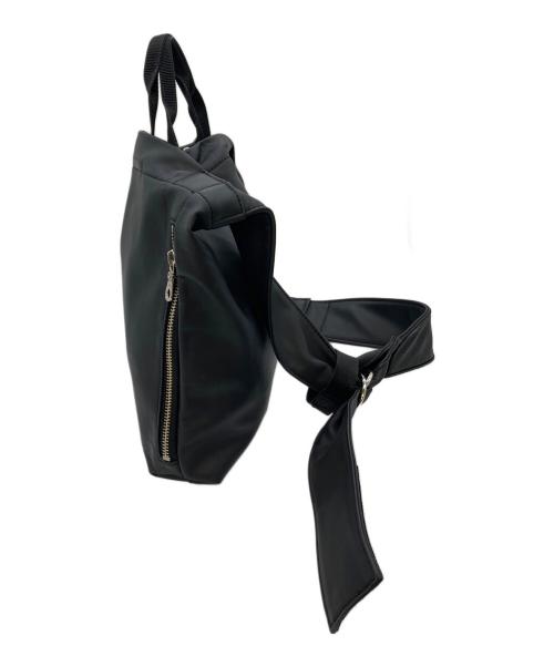 PUBLIC TOKYO（パブリックトウキョウ）PUBLIC TOKYO (パブリックトウキョウ) YOROZU別注 2WAY ポリカーボネートタスキ/ 巾着ショルダーバッグS ブラック サイズ:実寸参照の古着・服飾アイテム