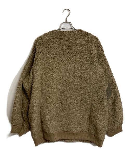 My Beautiful Landlet（マイビューティフルランドレット）My Beautiful Landlet (マイビューティフルランドレット) FAUX ALPACA CARDIGAN ベージュの古着・服飾アイテム