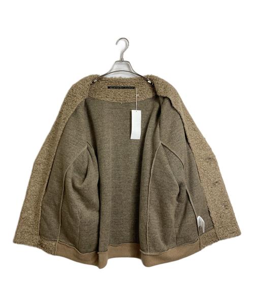 My Beautiful Landlet（マイビューティフルランドレット）My Beautiful Landlet (マイビューティフルランドレット) FAUX ALPACA CARDIGAN ベージュの古着・服飾アイテム