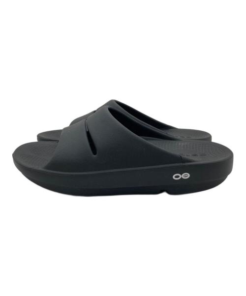 OOFOS（ウーフォス）OOFOS (ウーフォス) リカバリーサンダル　アウトドア　フェス ブラック サイズ:EU40の古着・服飾アイテム