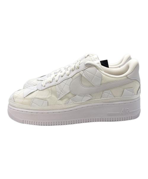 NIKE（ナイキ）NIKE (ナイキ) BILLIE EILISH (ビリーアイリッシュ) AIR FORCE 1 SP    “Triple White” ビリーアイリッリュ パッチワーク ホワイト サイズ:UK8の古着・服飾アイテム