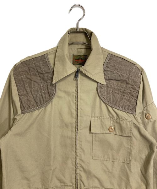SAFTBAK（サフトバック）SAFTBAK (サフトバック) 【古着】60’S~70’Sハンティングジャケット　６０年代　７０年代 ベージュ サイズ:実寸参照の古着・服飾アイテム