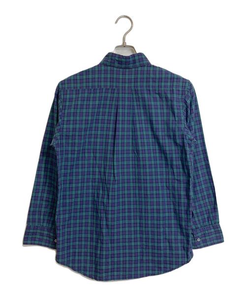 BROOKS BROTHERS（ブルックスブラザーズ）BROOKS BROTHERS (ブルックスブラザーズ) 【古着】60’S～70’S 6ボタン ボタンダウンシャツ　６０年代　７０年代　ミニタグ グリーン×ネイビー サイズ:16 1/2-Rの古着・服飾アイテム