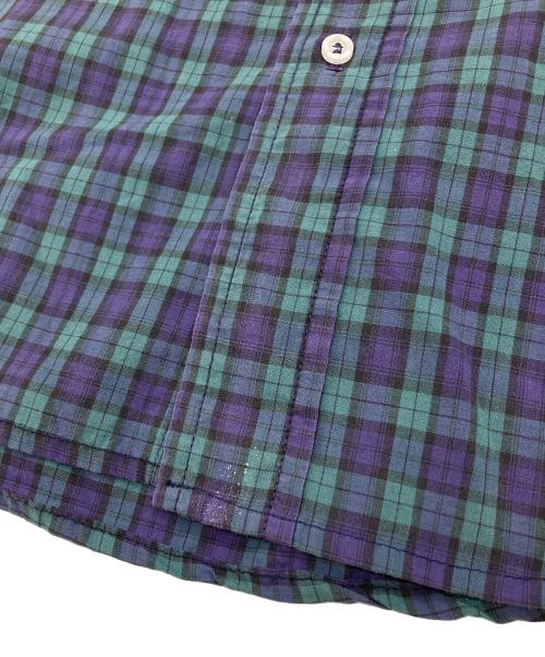 BROOKS BROTHERS（ブルックスブラザーズ）BROOKS BROTHERS (ブルックスブラザーズ) 【古着】60’S～70’S 6ボタン ボタンダウンシャツ　６０年代　７０年代　ミニタグ グリーン×ネイビー サイズ:16 1/2-Rの古着・服飾アイテム