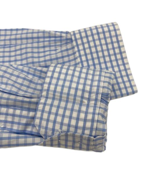 BROOKS BROTHERS（ブルックスブラザーズ）BROOKS BROTHERS (ブルックスブラザーズ) 【古着】チェックシャツ　コットンシャツ　USA製 ブルー×ホワイト サイズ:18−36の古着・服飾アイテム