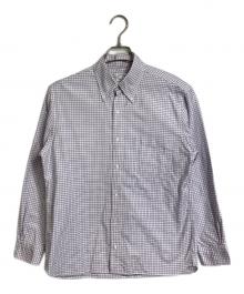 BROOKS BROTHERS（ブルックスブラザーズ）の古着「【古着】ボタンダウンシャツ　コットンシャツ　USA製」｜ピンク×ブルー