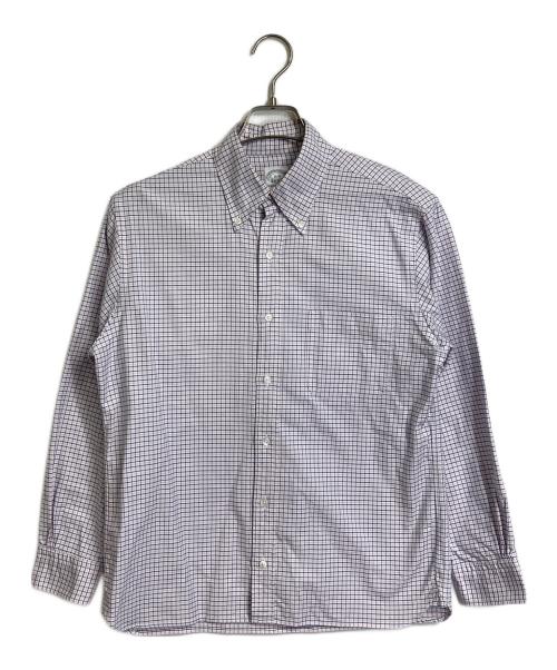 BROOKS BROTHERS（ブルックスブラザーズ）BROOKS BROTHERS (ブルックスブラザーズ) 【古着】ボタンダウンシャツ　コットンシャツ　USA製 ピンク×ブルー サイズ:15ー31の古着・服飾アイテム