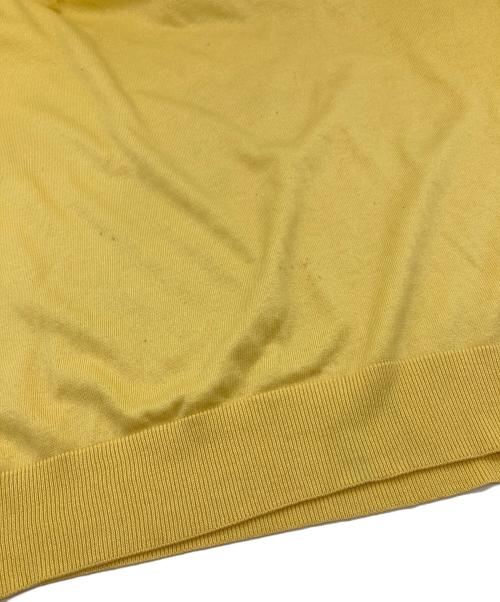 POLO RALPH LAUREN（ポロ・ラルフローレン）POLO RALPH LAUREN (ポロ・ラルフローレン) コットンシルクカシミャ混Vネックニット イエロー サイズ:XLの古着・服飾アイテム