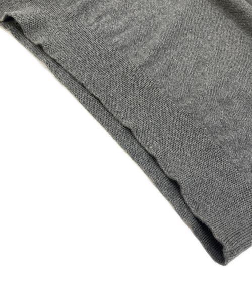 POLO RALPH LAUREN（ポロ・ラルフローレン）POLO RALPH LAUREN (ポロ・ラルフローレン) コットンシルクカシミャ混Vネックニット グレー サイズ:LLの古着・服飾アイテム