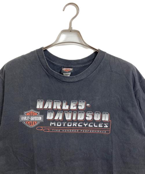 HARLEY-DAVIDSON（ハーレーダビッドソン）HARLEY-DAVIDSON (ハーレーダビッドソン) 【古着】Harley Davidson プリントTシャツ ハーレーダビッドソン　USA製 ブラック サイズ:Lの古着・服飾アイテム