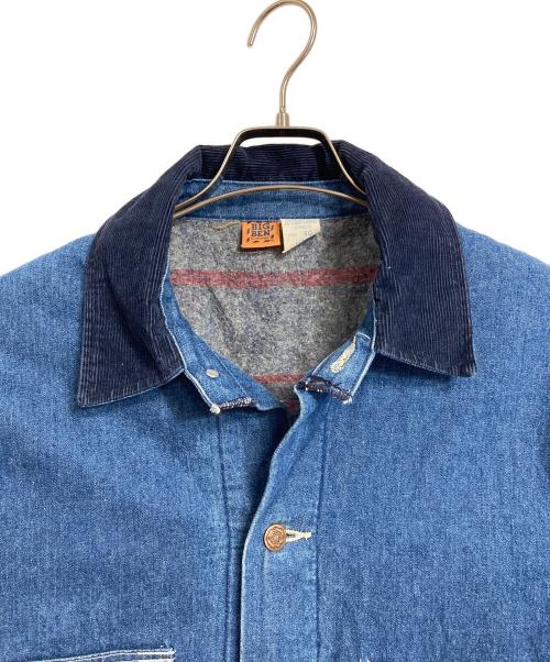 BIG BEN（ビックベン）BIG BEN (ビックベン) 【古着】カバーオール　アウター　デニムジャケット　デニムカバーオール　USA製 ブルー サイズ:40の古着・服飾アイテム