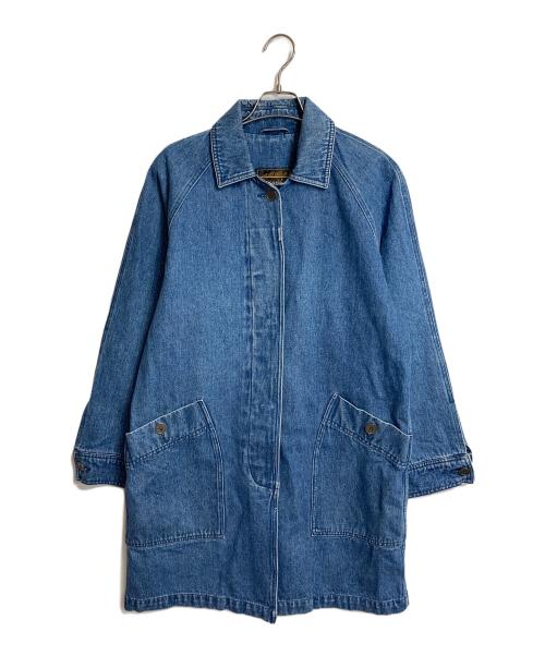 Eddie Bauer（エディーバウアー）Eddie Bauer (エディーバウアー) 80’S～90’Sデニムコート　コットンジャケット　デニムジャケット　８０年代後期　９０年代前期 ブルー サイズ:Sの古着・服飾アイテム