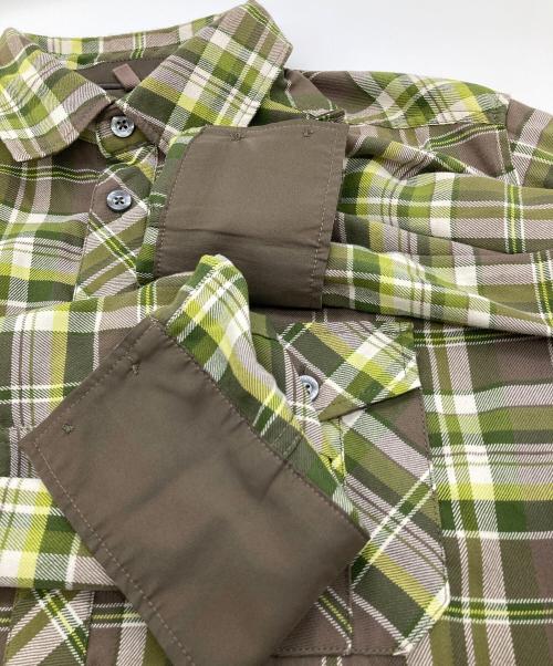 MAMMUT（マムート）MAMMUT (マムート) ルガーノ シャツ　　チェックシャツ グリーン サイズ:Mの古着・服飾アイテム
