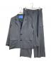ok.soon（オクスン）の古着「3ピーススーツ　ジャケット　パンツ　ベスト　パンツスーツ　カジュアルスーツ　セットアップ」｜グレー