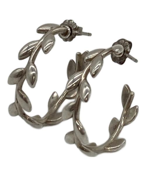 TIFFANY & Co.（ティファニー）TIFFANY & Co. (ティファニー) オリーブリーフピアス　PALOMA PICASSO キャッチ社外品　シルバー925 シルバー サイズ:実寸参照の古着・服飾アイテム