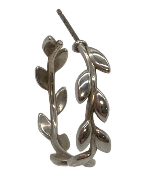 TIFFANY & Co.（ティファニー）TIFFANY & Co. (ティファニー) オリーブリーフピアス　PALOMA PICASSO キャッチ社外品　シルバー925 シルバー サイズ:実寸参照の古着・服飾アイテム
