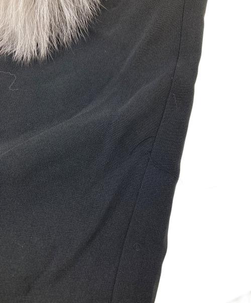 Diagram GRACE CONTINENTAL（ダイアグラム グレースコンチネンタル）Diagram GRACE CONTINENTAL (ダイアグラム グレースコンチネンタル) ファー付ブラウス ブラック サイズ:Sの古着・服飾アイテム