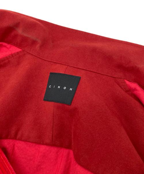 CINOH（チノ）CINOH (チノ) コーデュロイジャケット　アウター　ライトアウター　日本製 レッド サイズ:48の古着・服飾アイテム