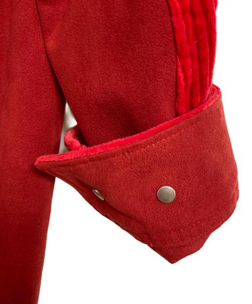 CINOH（チノ）CINOH (チノ) コーデュロイジャケット　アウター　ライトアウター　日本製 レッド サイズ:48の古着・服飾アイテム