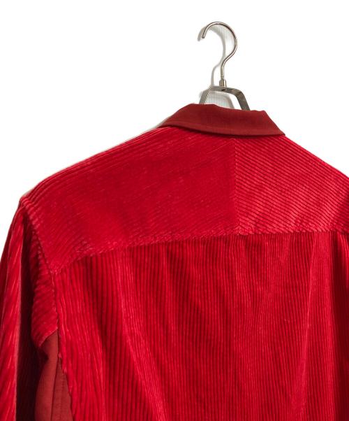 CINOH（チノ）CINOH (チノ) コーデュロイジャケット　アウター　ライトアウター　日本製 レッド サイズ:48の古着・服飾アイテム