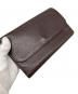 中古・古着 JIL SANDER (ジルサンダー) オーガナイザーウォレット ブラウン サイズ:実寸参照：14000円