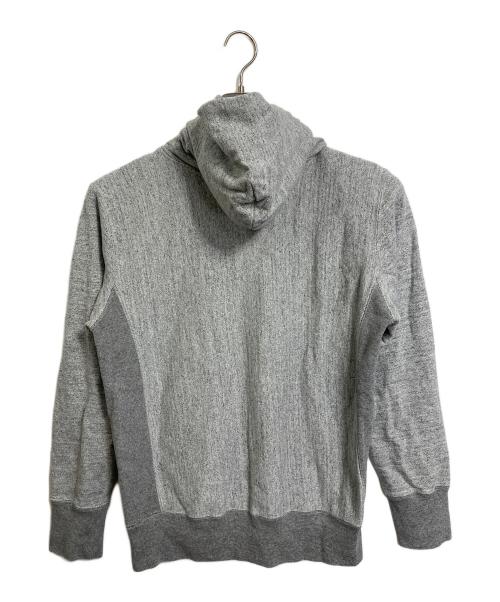 Champion（チャンピオン）Champion (チャンピオン) リバースウィーブフルジップスウェットパーカー　フーディ　ダブルジップ グレー サイズ:Lの古着・服飾アイテム