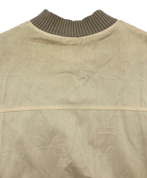 CHEMISE LACOSTE（シュミーズ ラコステ）CHEMISE LACOSTE (シュミーズ ラコステ) 【古着】70’s ジップアップジャケット ベージュ サイズ:4の古着・服飾アイテム