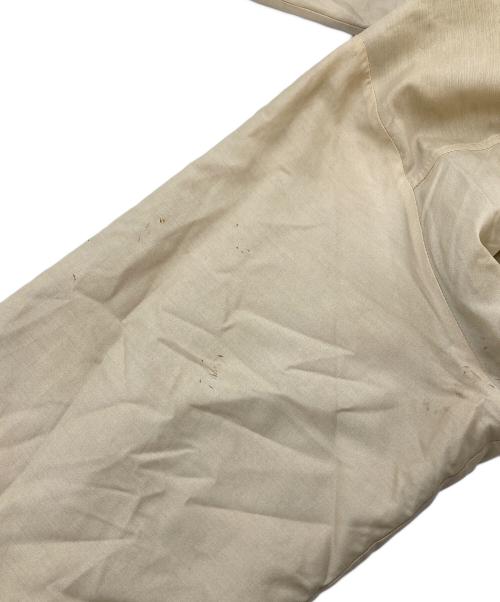 CHEMISE LACOSTE（シュミーズ ラコステ）CHEMISE LACOSTE (シュミーズ ラコステ) 【古着】70’s ジップアップジャケット ベージュ サイズ:4の古着・服飾アイテム