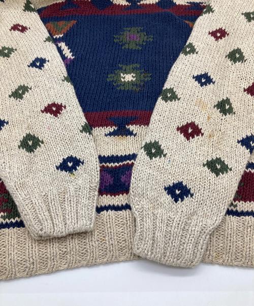 WOOLRICH（ウールリッチ）WOOLRICH (ウールリッチ) 【古着】90’Sハンドニット　９０年代 ネイビー サイズ:Mの古着・服飾アイテム