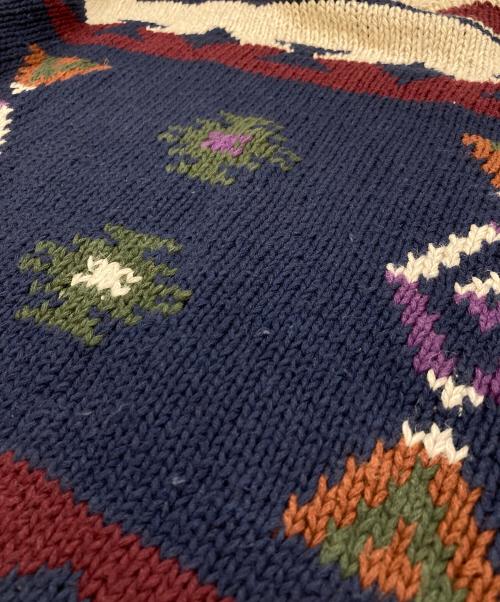 WOOLRICH（ウールリッチ）WOOLRICH (ウールリッチ) 【古着】90’Sハンドニット　９０年代 ネイビー サイズ:Mの古着・服飾アイテム