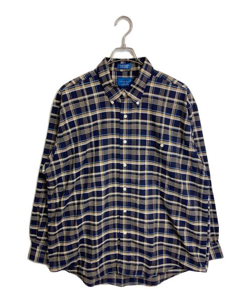 TOWN CRAFT（タウンクラフト）TOWN CRAFT (タウンクラフト) 【古着】80’sチェックBDシャツ ネイビー サイズ:XLの古着・服飾アイテム