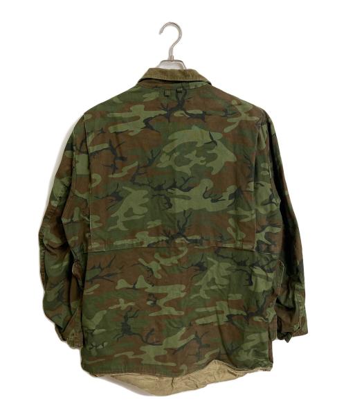 Sears（シアーズ）Sears (シアーズ) 【古着】シビリアンリーフカモ ハンティングジャケット オリーブ サイズ:実寸参照の古着・服飾アイテム