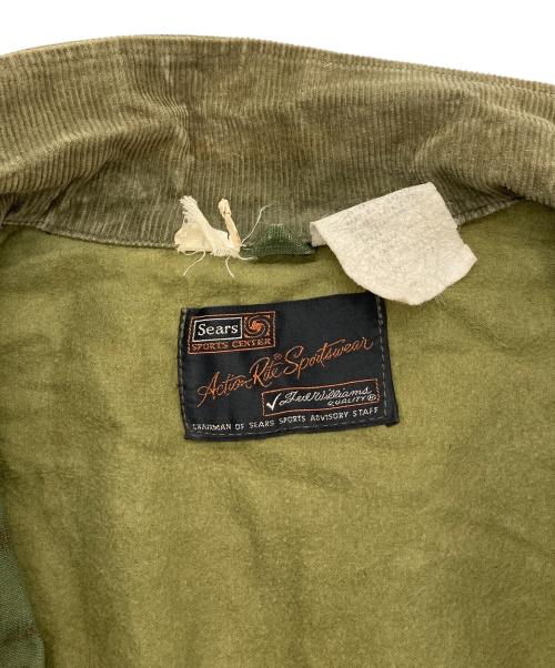 Sears（シアーズ）Sears (シアーズ) 【古着】シビリアンリーフカモ ハンティングジャケット オリーブ サイズ:実寸参照の古着・服飾アイテム