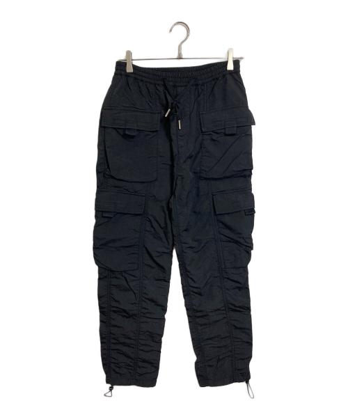 MONKEY TIME（モンキータイム）MONKEY TIME (モンキータイム) WASHER NYLON CARGO TRACK PANTS ブラック サイズ:Sの古着・服飾アイテム