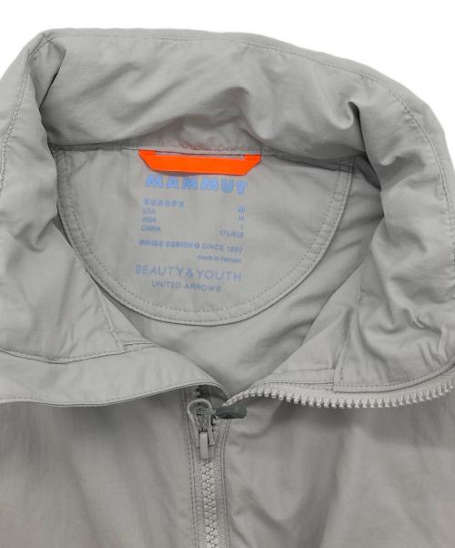 MAMMUT（マムート）MAMMUT (マムート) BEAUTY&YOUTH (ビューティーアンドユース) MOUNTAIN WB JACKET グレー サイズ:Lの古着・服飾アイテム