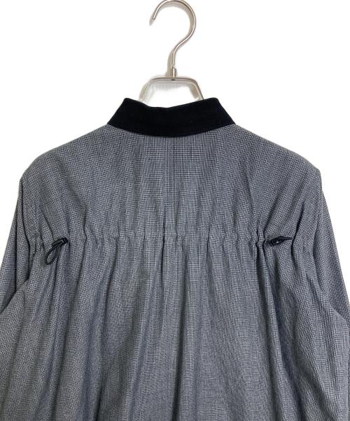 FRED PERRY（フレッドペリー）FRED PERRY (フレッドペリー) CONTRAST COLLAR SHIRT DRESS グレー サイズ:UK8の古着・服飾アイテム
