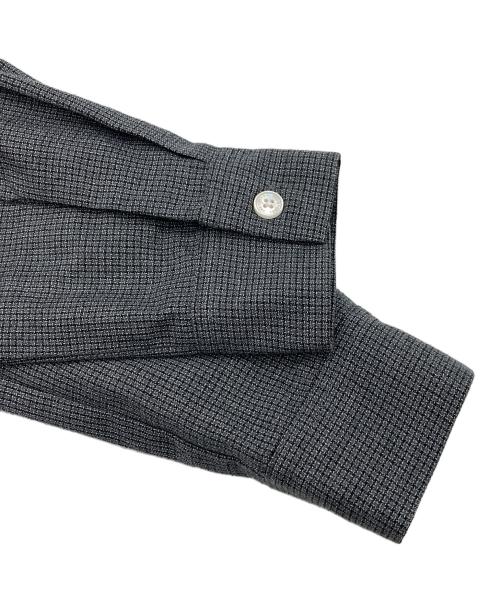 FRED PERRY（フレッドペリー）FRED PERRY (フレッドペリー) CONTRAST COLLAR SHIRT DRESS グレー サイズ:UK8の古着・服飾アイテム