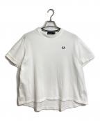 FRED PERRYフレッドペリー）の古着「ロゴTシャツ　コットンTシャツ」｜ホワイト
