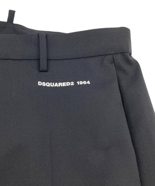 DSQUARED2（ディースクエアード）DSQUARED2 (ディースクエアード) サイドジップスラックス ブラック サイズ:46の古着・服飾アイテム