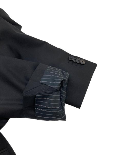 GIVENCHY（ジバンシィ）GIVENCHY (ジバンシィ) テープロゴテーラードジャケット　クレア期　20AW ブラック サイズ:46の古着・服飾アイテム