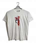 X-LARGE×サマーウォーズエクストララージ×サマーウォーズ）の古着「キングカズマ Tシャツ ムービーTシャツ　半袖カットソー　Tシャツ　Tee」｜ホワイト