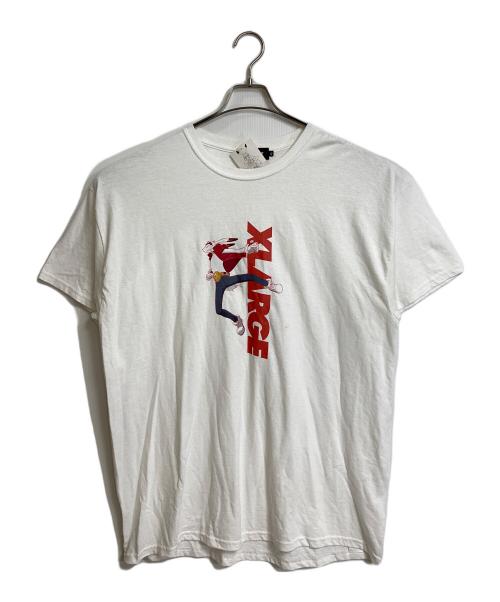 X-LARGE（エクストララージ）X-LARGE (エクストララージ) サマーウォーズ (サマーウォーズ) キングカズマ Tシャツ ムービーTシャツ　半袖カットソー　Tシャツ　Tee ホワイト サイズ:XLの古着・服飾アイテム