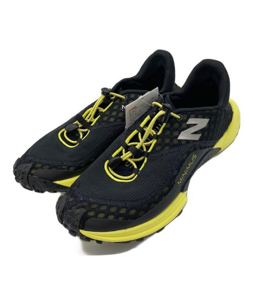 NEW BALANCE（ニューバランス）NEW BALANCE (ニューバランス) minimus トレイルランニングシューズ イエロー×ブラック サイズ:US 9.5の古着・服飾アイテム