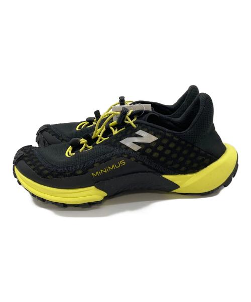 NEW BALANCE（ニューバランス）NEW BALANCE (ニューバランス) minimus トレイルランニングシューズ イエロー×ブラック サイズ:US 9.5の古着・服飾アイテム