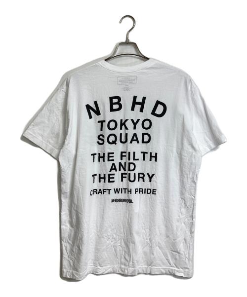 THE CONVENI（ザ・コンビニ）THE CONVENI (ザ・コンビニ) NEIGHBORHOOD (ネイバーフッド) Tシャツ　半袖　S/Sカットソー　プリントTシャツ ホワイト サイズ:XLの古着・服飾アイテム