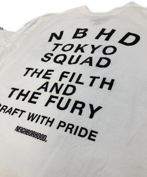 THE CONVENI（ザ・コンビニ）THE CONVENI (ザ・コンビニ) NEIGHBORHOOD (ネイバーフッド) Tシャツ　半袖　S/Sカットソー　プリントTシャツ ホワイト サイズ:XLの古着・服飾アイテム