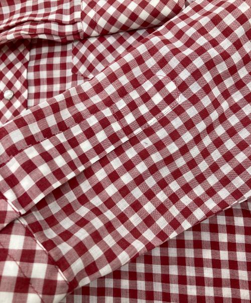 Sears（シアーズ）Sears (シアーズ) 【古着】60’S～70’Sウエスタンシャツ　60年代　70年代 レッド×ホワイト サイズ:実寸参照の古着・服飾アイテム