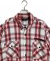 HARLEY-DAVIDSON (ハーレーダビッドソン) 【古着】半袖シャツ　チェック レッド×ホワイト サイズ:自動採寸：4500円